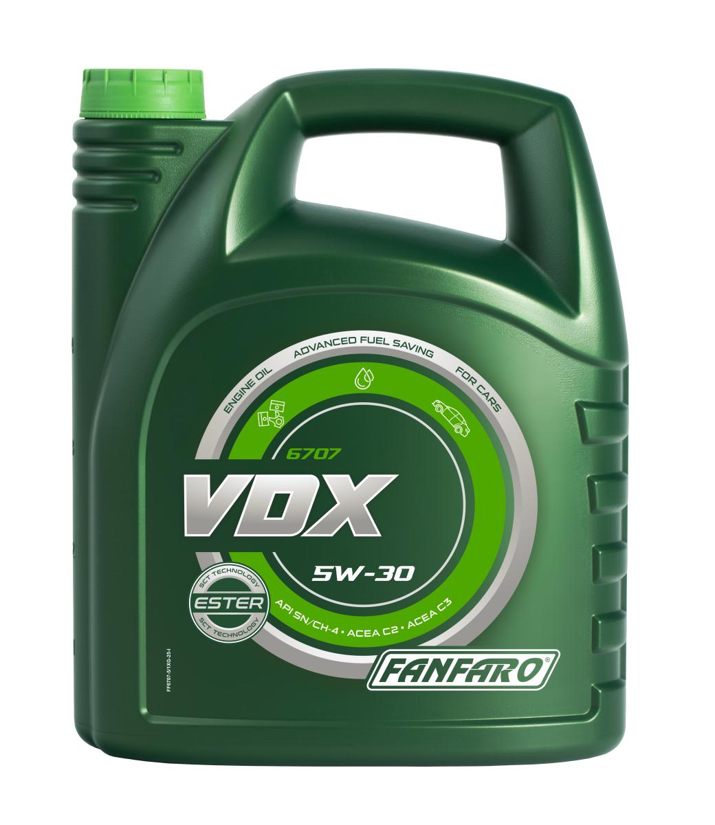 Fanfaro FF6707-5 5 Liter VDX SAE 5W-30 - W•T•S – Wuppertaler Teile Service