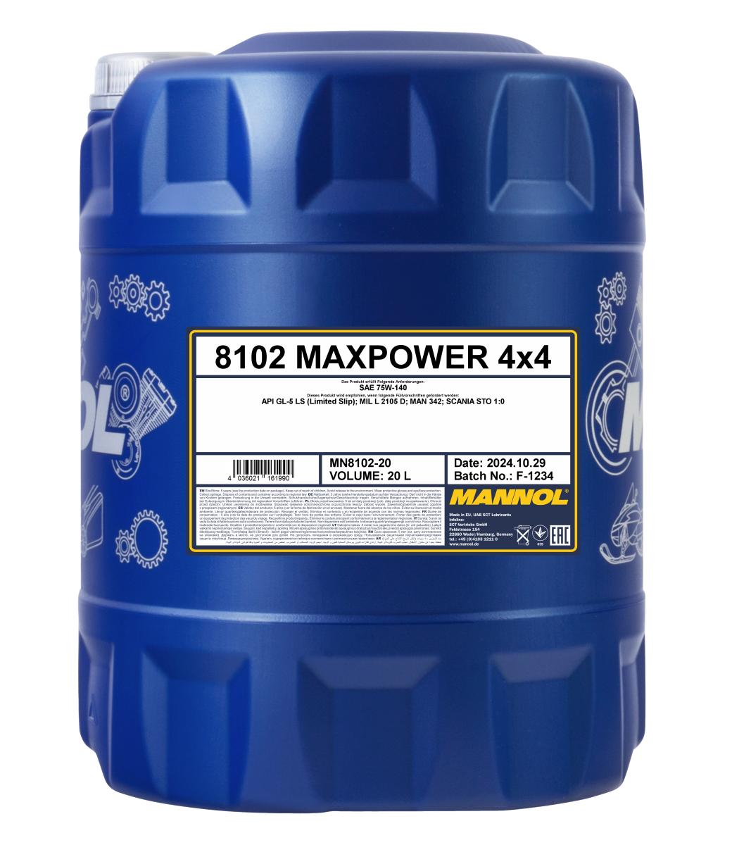 MANNOL Maxpower 75W-140 GL-5 LS
